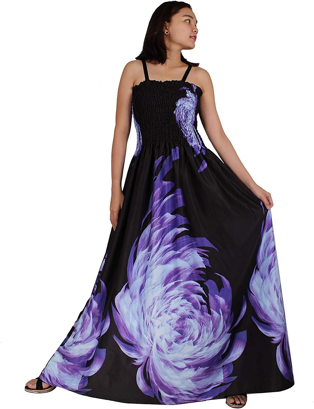 Maxi Dress Plus Size Clothing Black Ball Gala Party Sundress Evening Long Floral Women