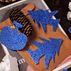 10 Pack | Royal Blue Self-Adhesive Glitter DIY Craft Foam Sheets - 12"x10"