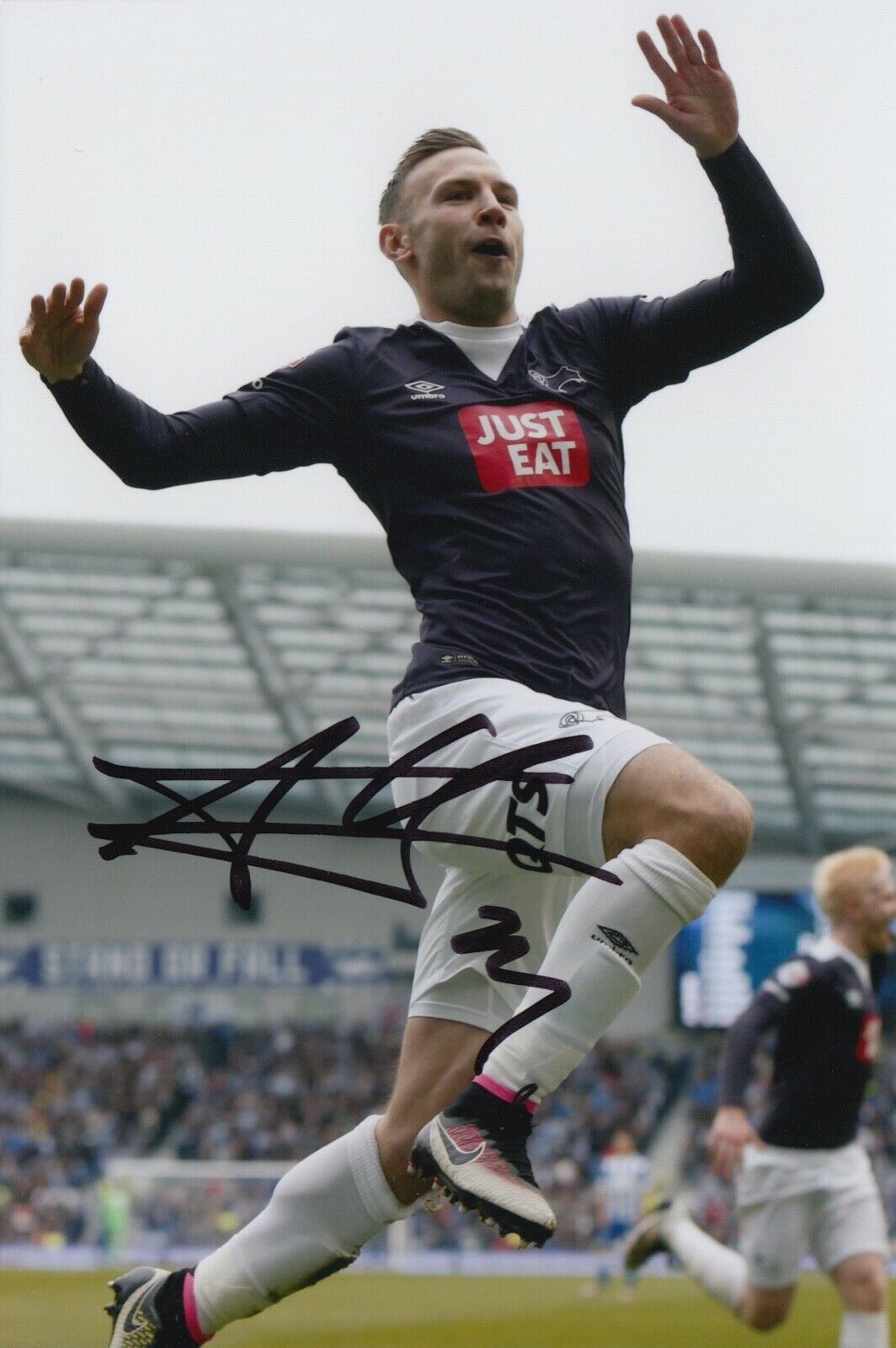 ANDREAS WEIMANN HAND SIGNED 6X4 Photo Poster painting - FOOTBALL AUTOGRAPH - DERBY COUNTY 2.