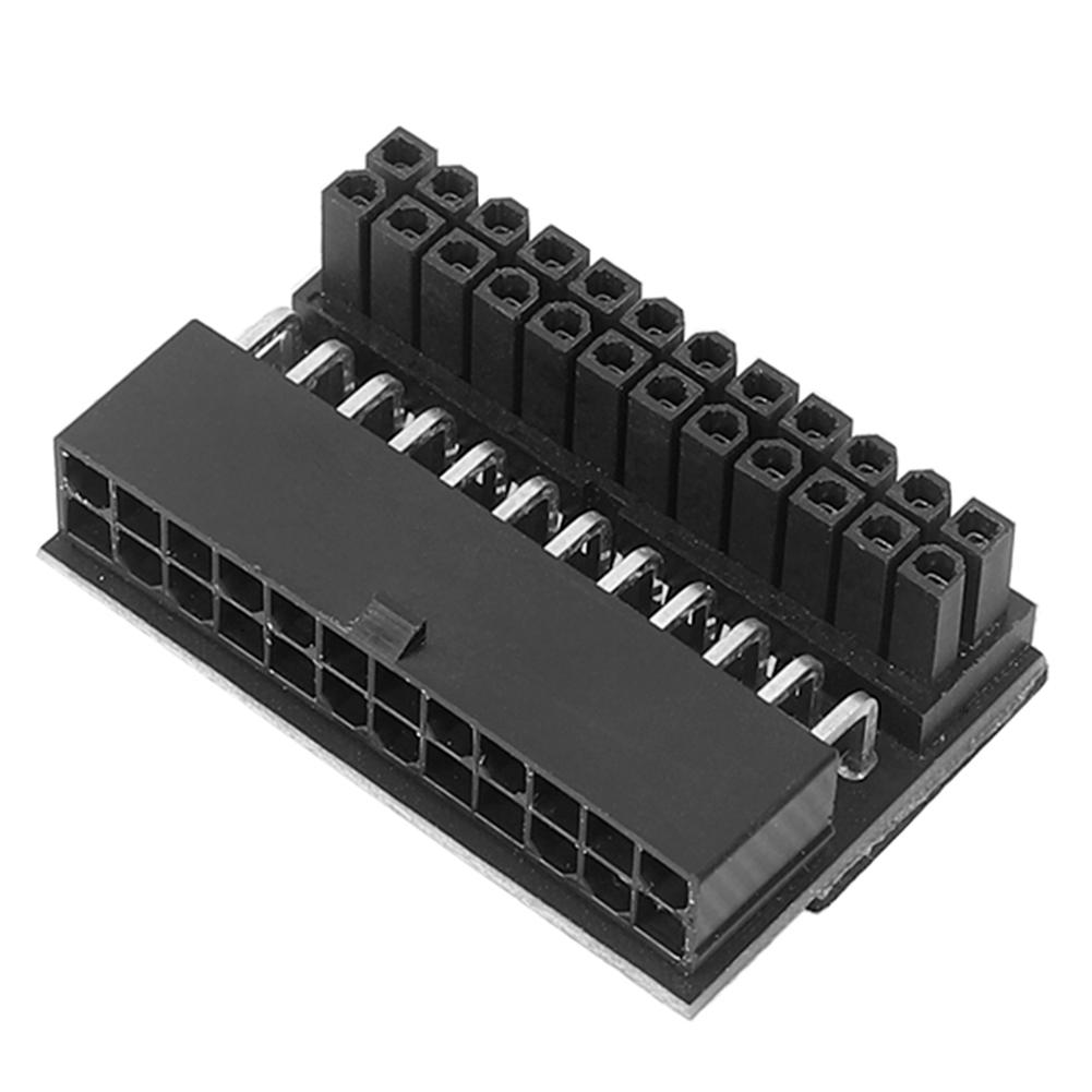 

90 Degree Desktop Motherboard ATX 24Pin Female to 24Pin Male Power Adapter, 501 Original