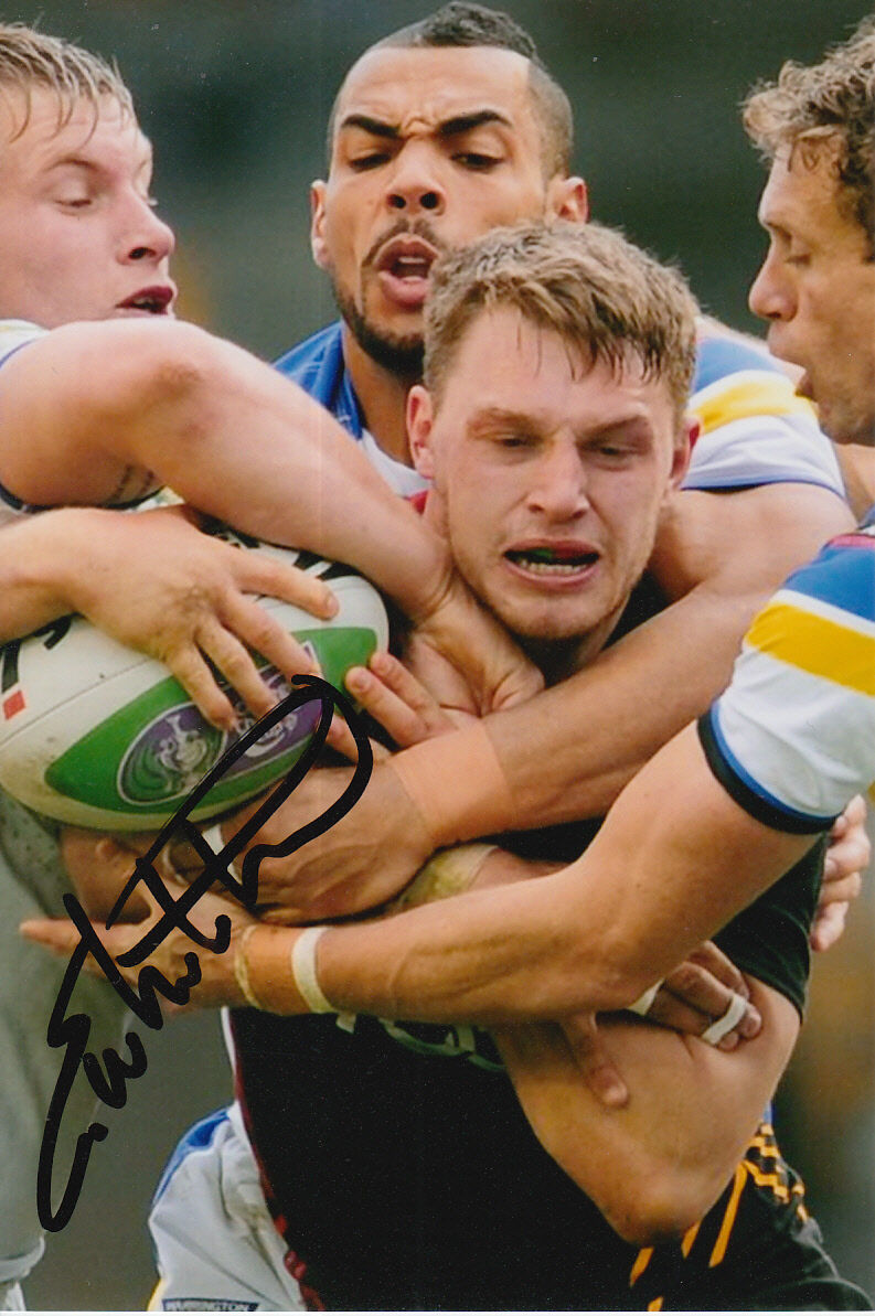 BRADFORD BULLS HAND SIGNED ELLIOTT WHITEHEAD 6X4 Photo Poster painting 1.