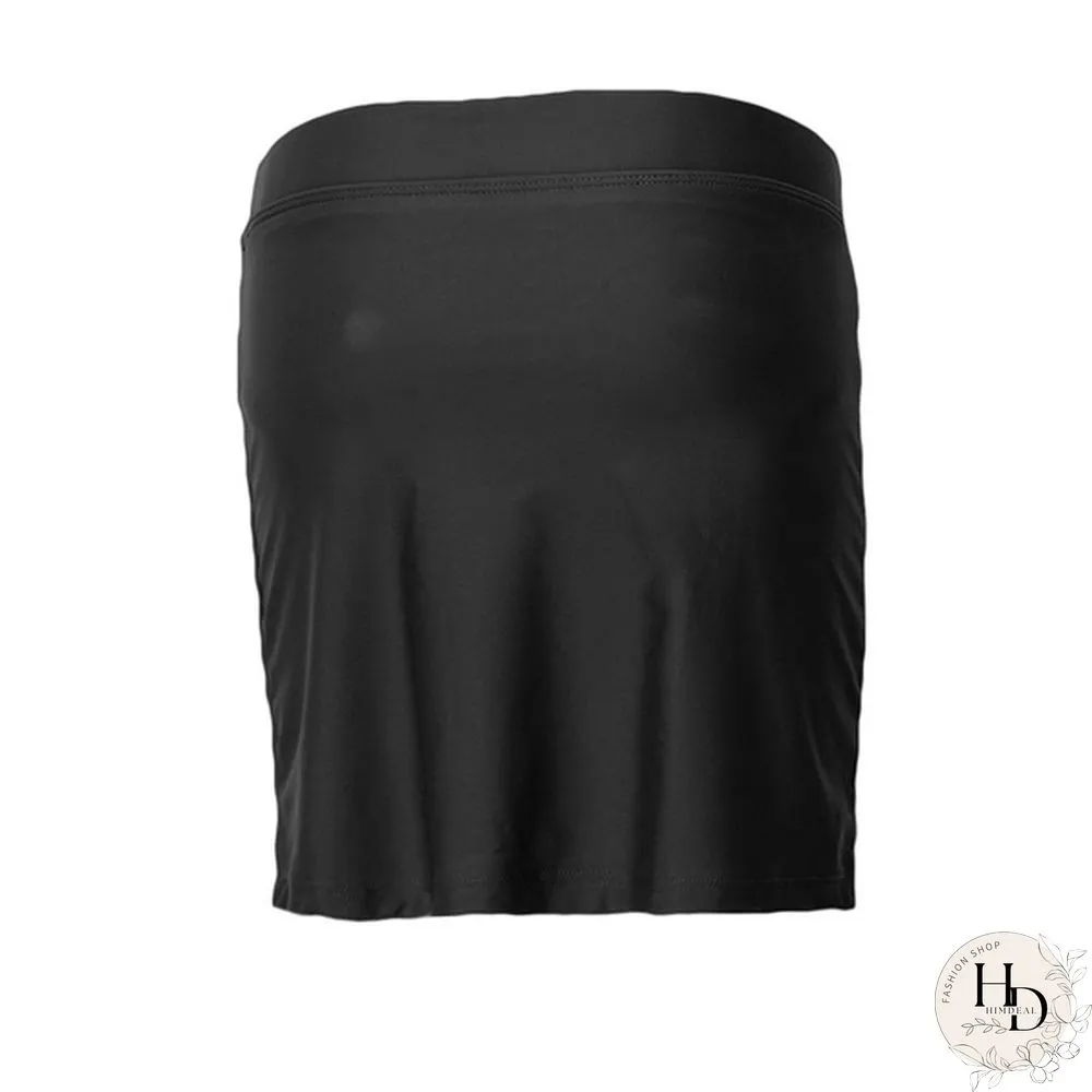 Summer Fashion Women Swimwear Skirted Swim Boardshort Bikini Bottoms Swimsuit Beach Skirt