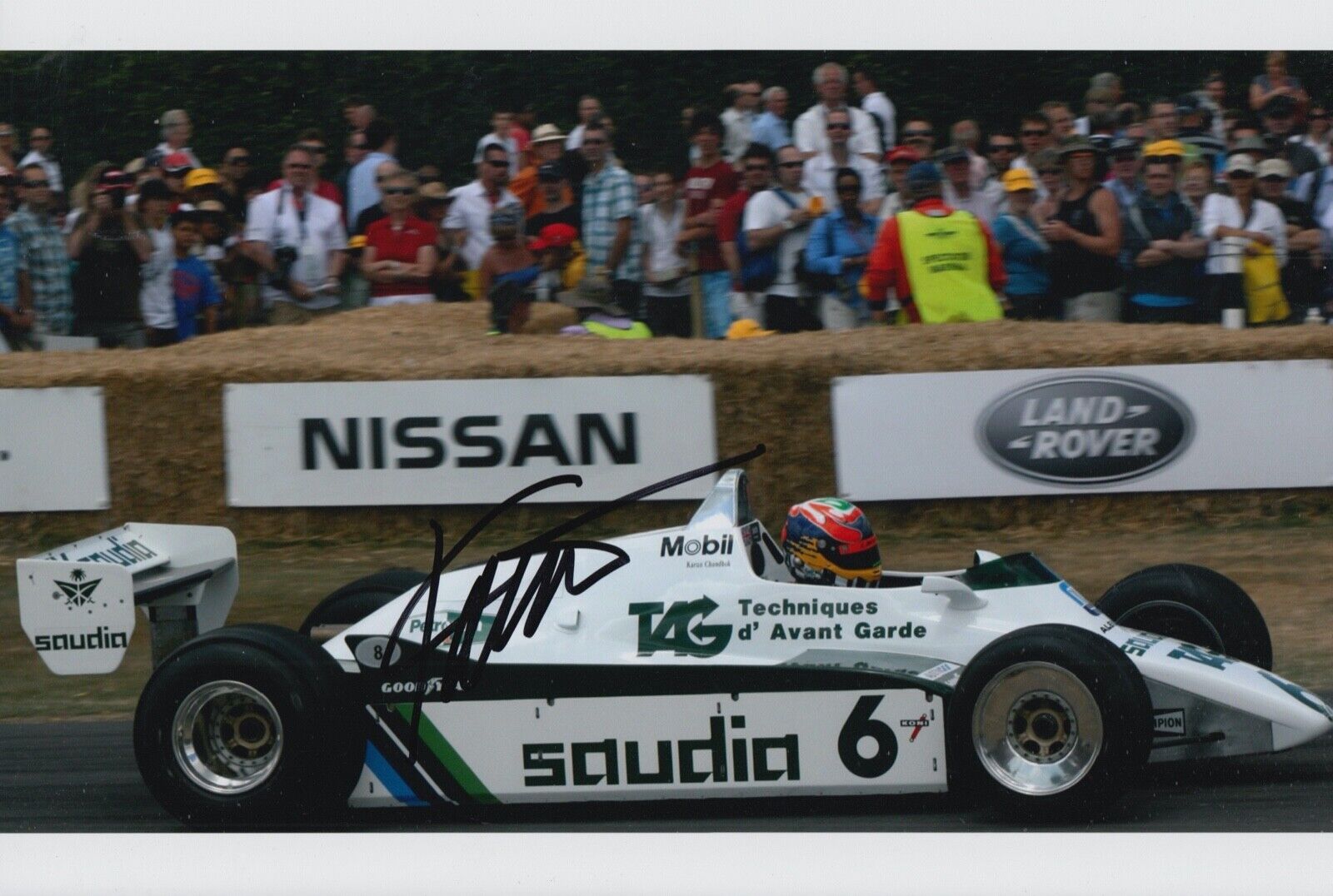 Karun Chandhok Hand Signed 12x8 Photo Poster painting F1 Autograph Williams