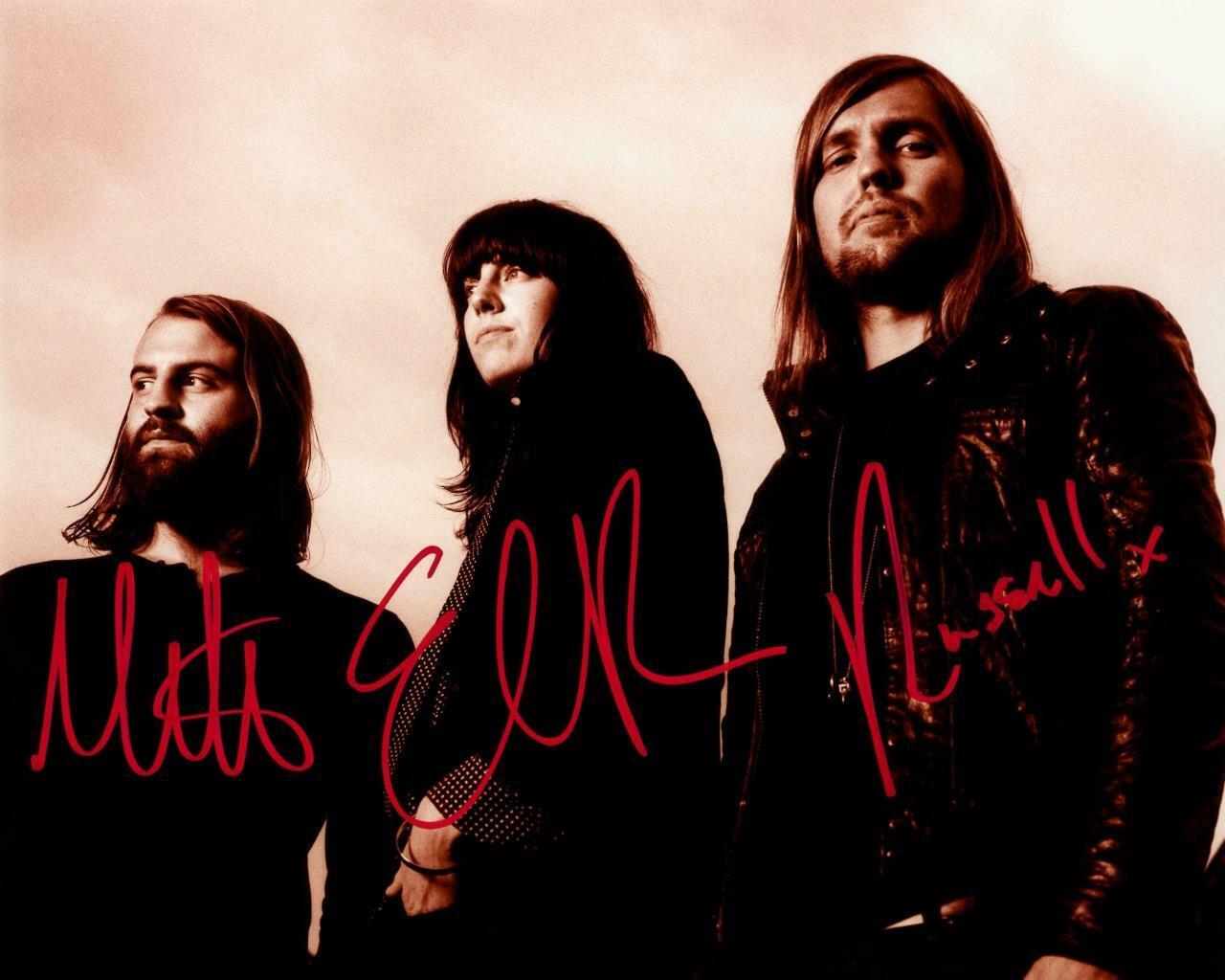 Band of Skulls SIGNED AUTOGRAPHED 10 X 8