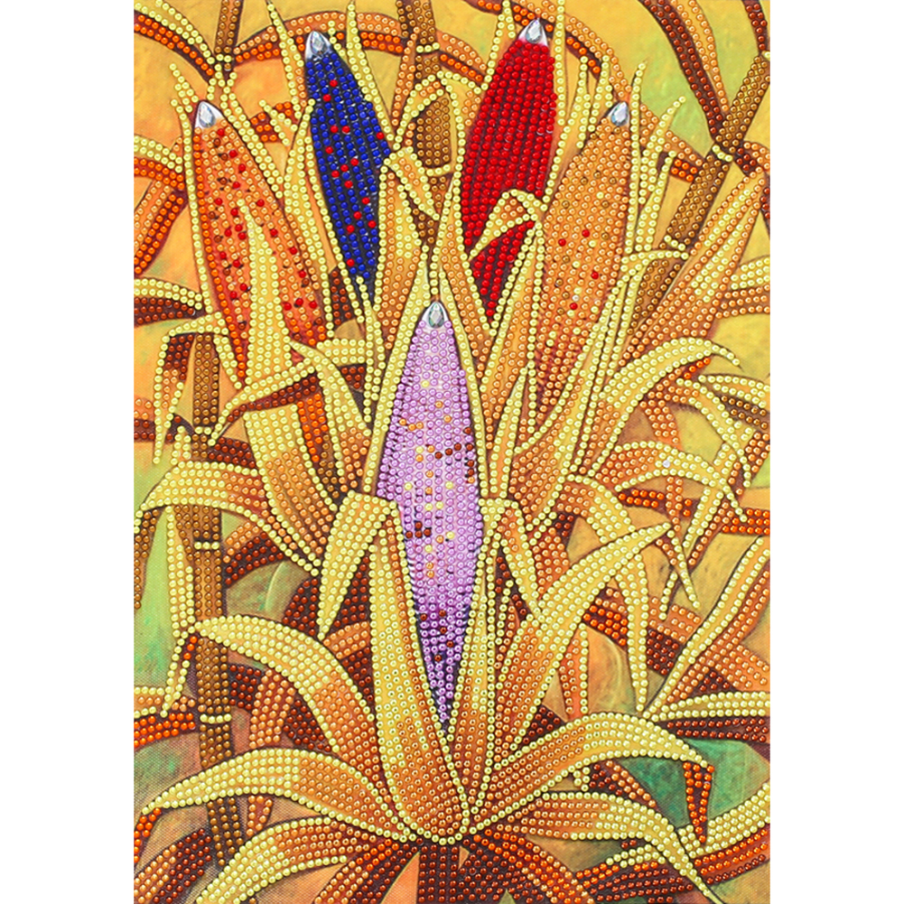 

30*40CM - Crystal Special Shaped Diamond Painting - Corn, 501 Original
