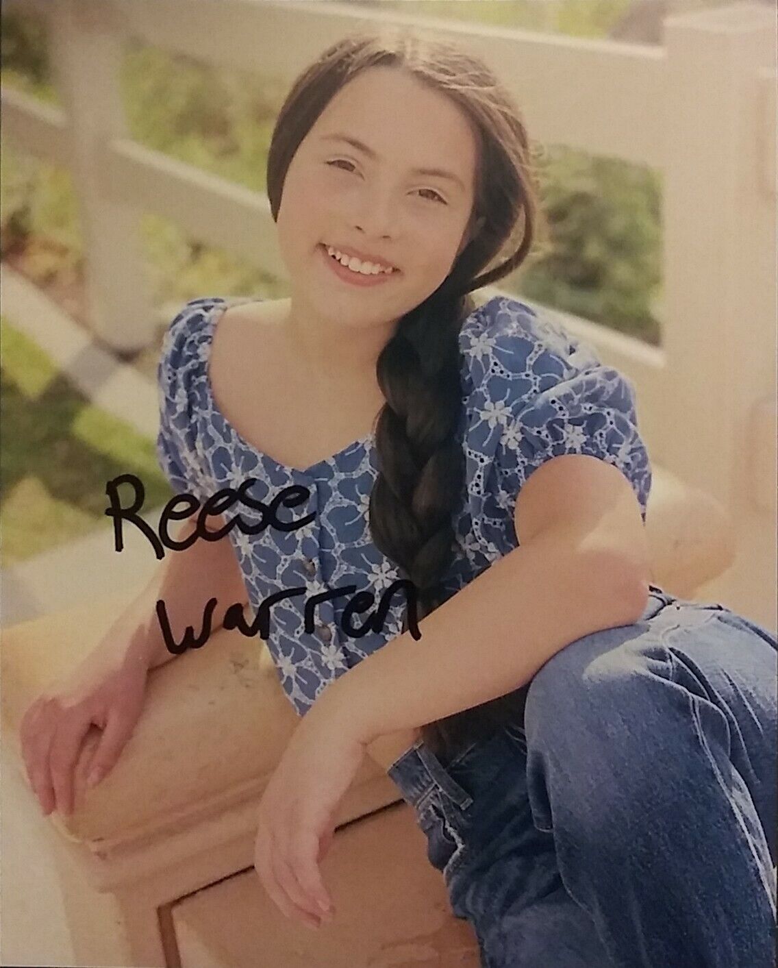 Reese Warren signed 8 x 10