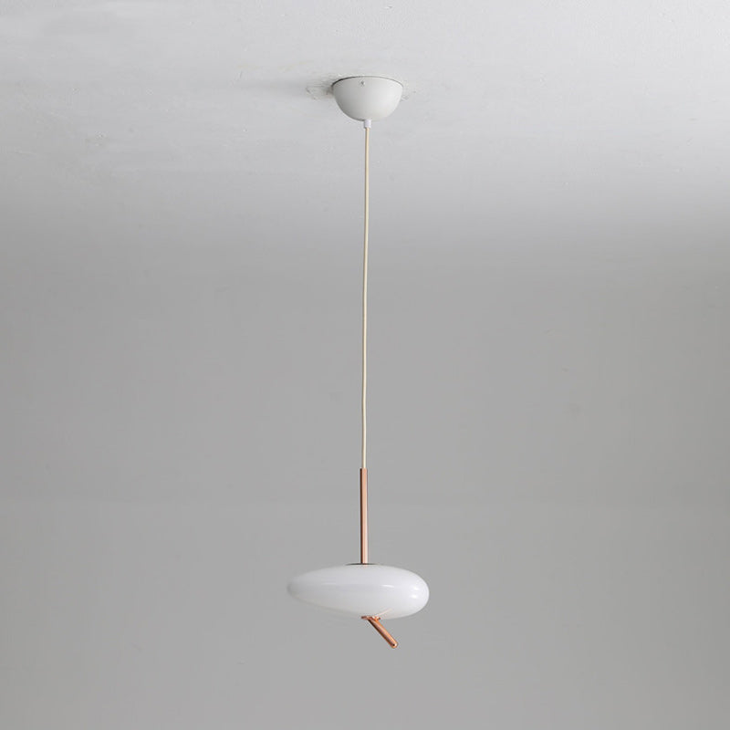 Contemporary Nordic PVC Iron Cobblestone Touch Sensor LED Pendant Light For Bedside