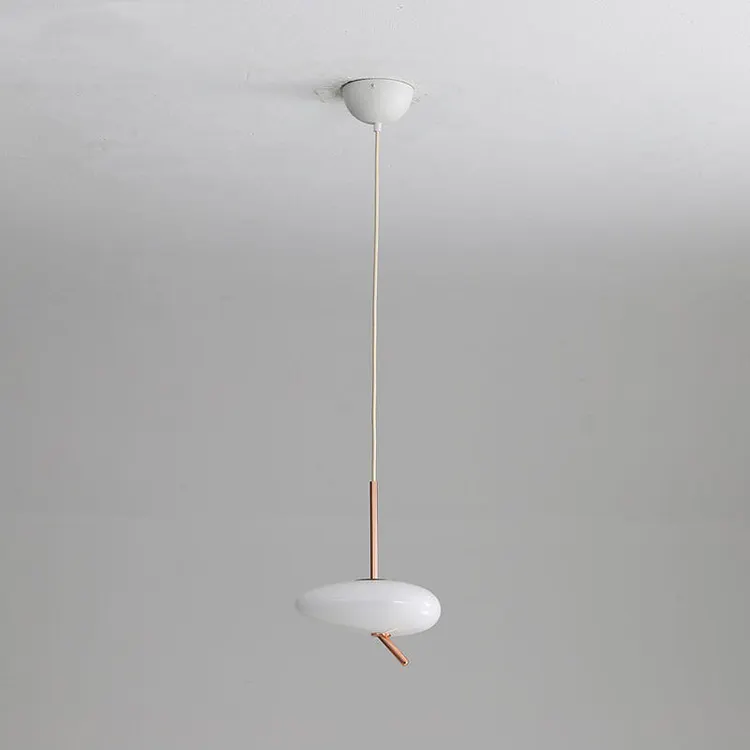 Contemporary Nordic PVC Iron Cobblestone Touch Sensor LED Pendant Light For Bedside