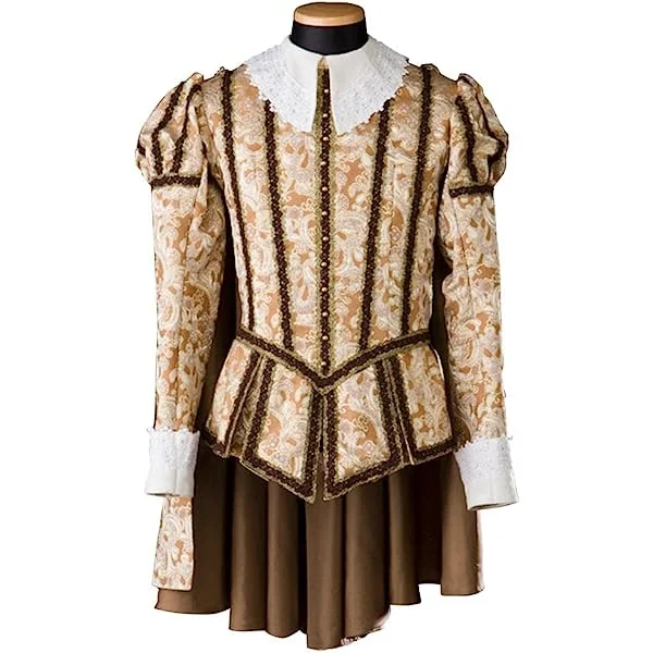 Men's Rococo Costume Suit Victorian Fancy Jacket Prince Elegant Suit Halloween Costume