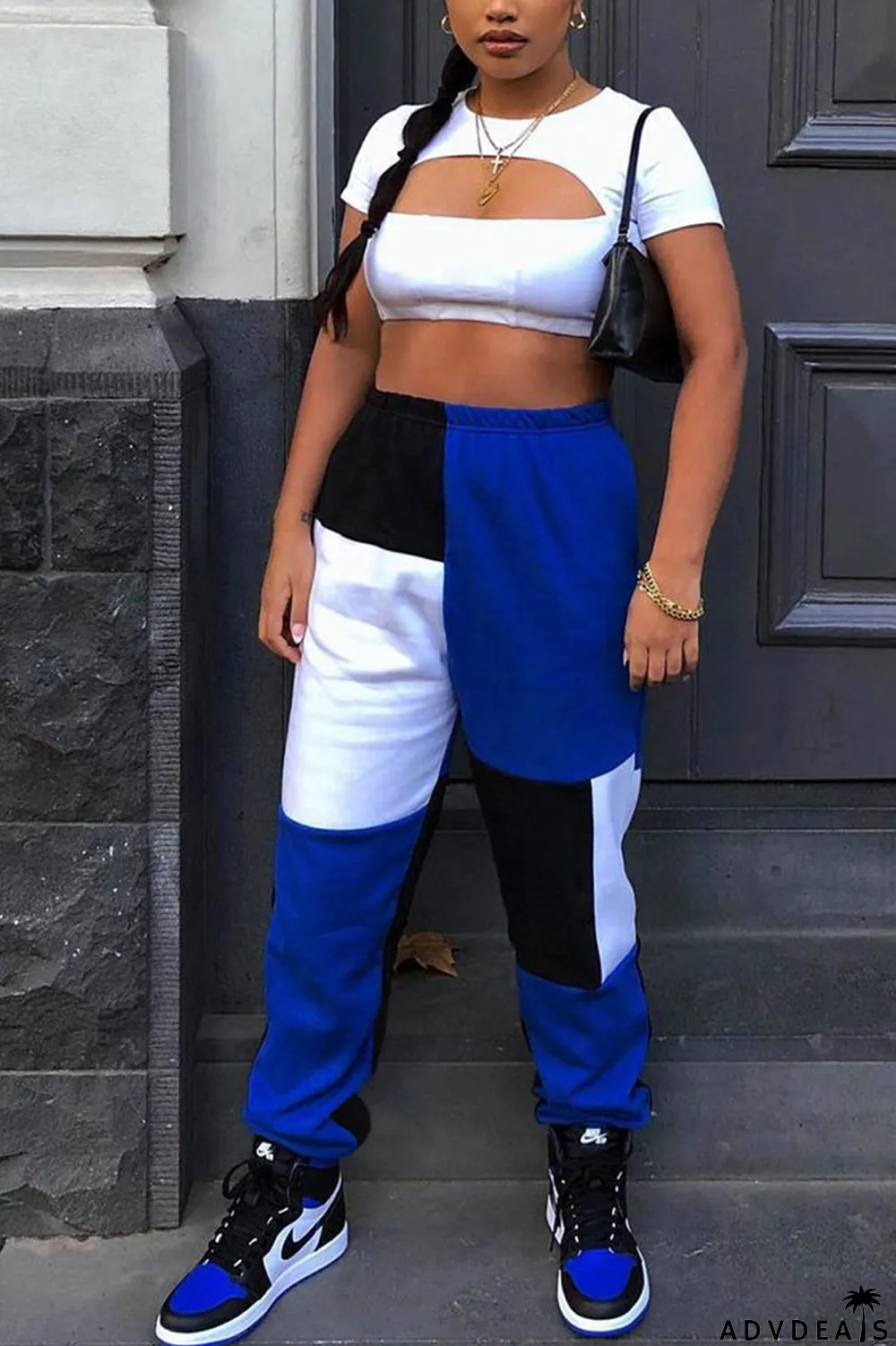 Wine Red Casual Solid Split Joint Loose Bottoms