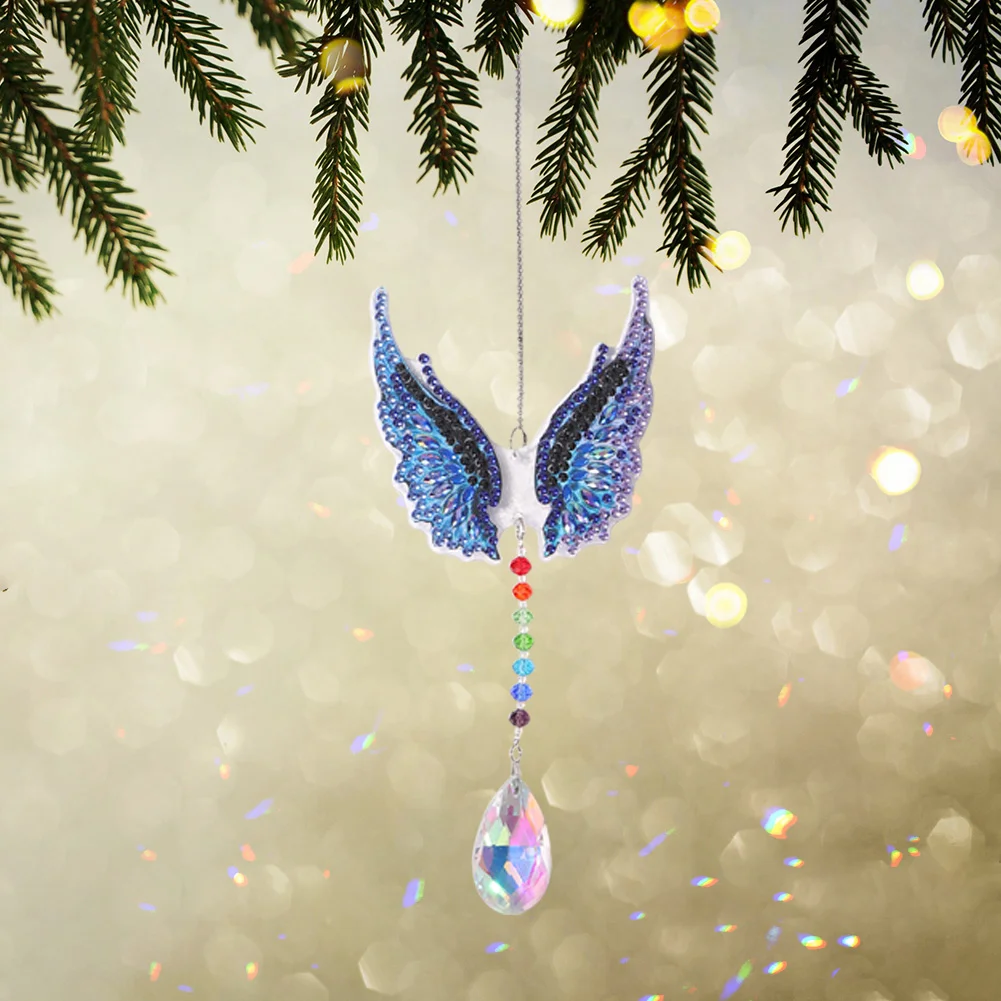 DIY Diamond Painting Sun Catcher - Wings