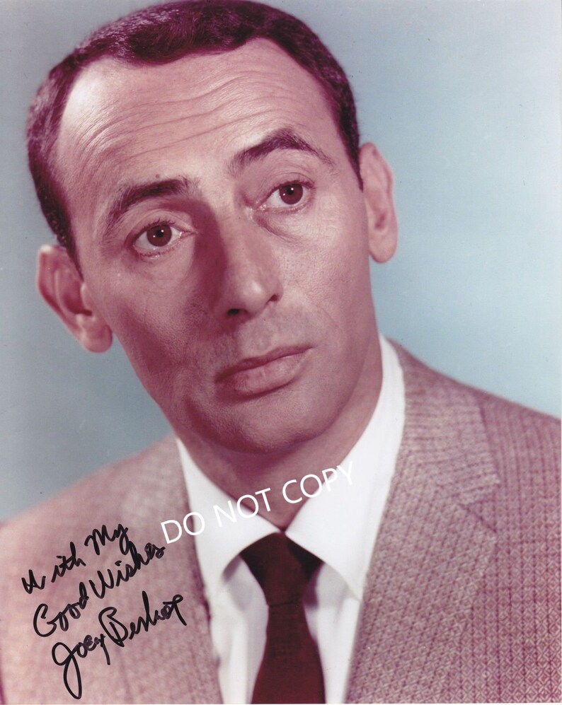 JOEY BISHOP 8 x10 20x25 cm Autographed Hand Signed Photo Poster painting