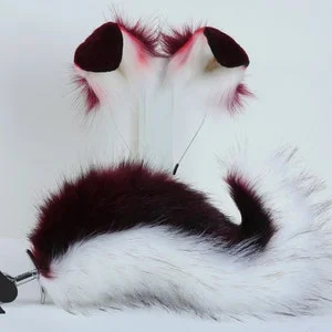 pornhint Pornhint puppy ear and tail plug set Shiba Inu dog ear and tail buttplug Shepherd ear and tail plug set puppy play ear and tail cosplay -mature