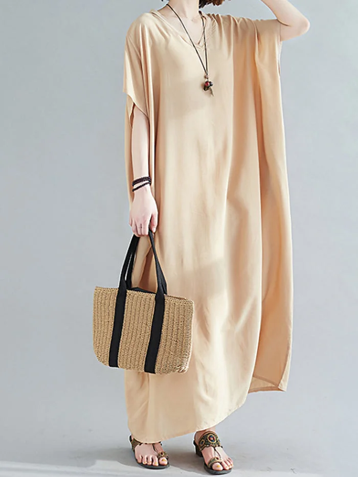 Summer New Ethnic Style Large Size Women's Casual Dress