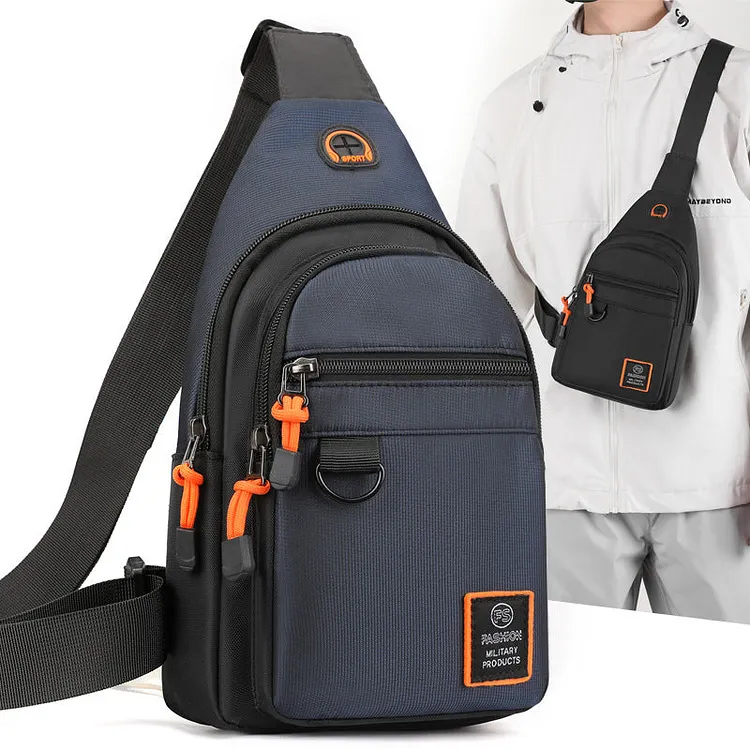 Borsa a tracolla impermeabile con tasche multiple