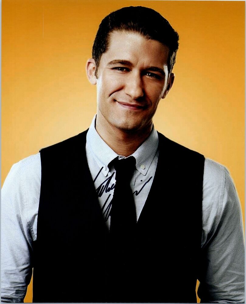 MATTHEW MORRISON Signed Autographed GLEE 8X10 Photo Poster painting B