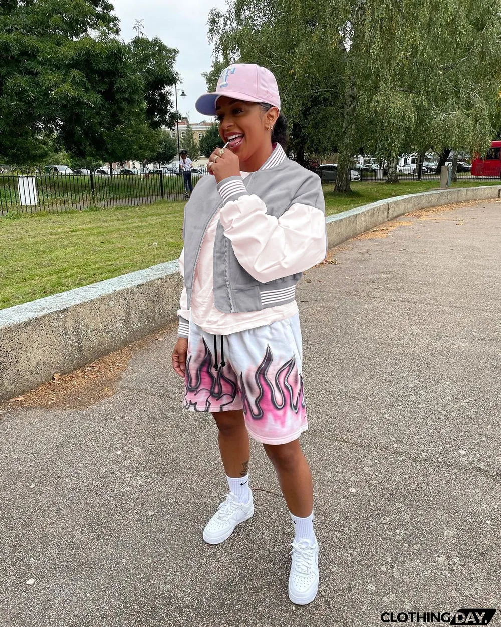 Fashion Hip-hop Style Stitching Threaded Zipper Baseball Uniform