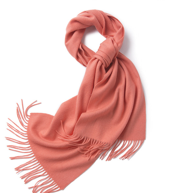 Unisex LambSwool Scarf Pure Color Winter Extra Length Scarf