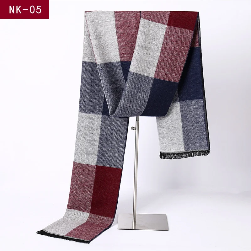 Men's autumn and winter cashmere scarf 004