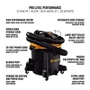 Vacmaster Professional - Professional Wet/Dry Vac, 12 Gallon, Beast Series, 5.5 HP 2-1/2" Hose (VJH1211PF0201) , Black
