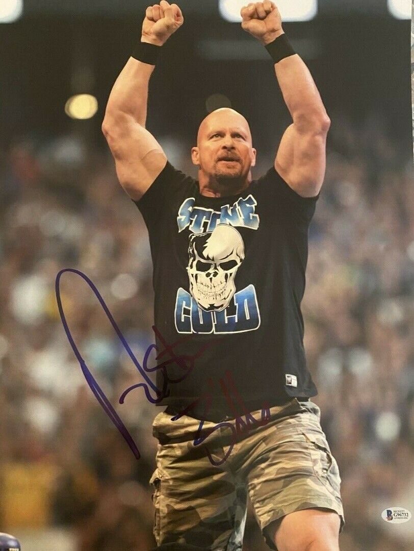 Stone Cold Steve Austin signed autographed 16x20 Photo Poster painting Beckett WWE WWF