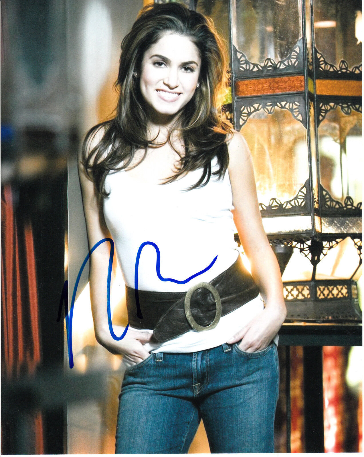 NIKKI REED SIGNED SEXY Photo Poster painting UACC REG 242