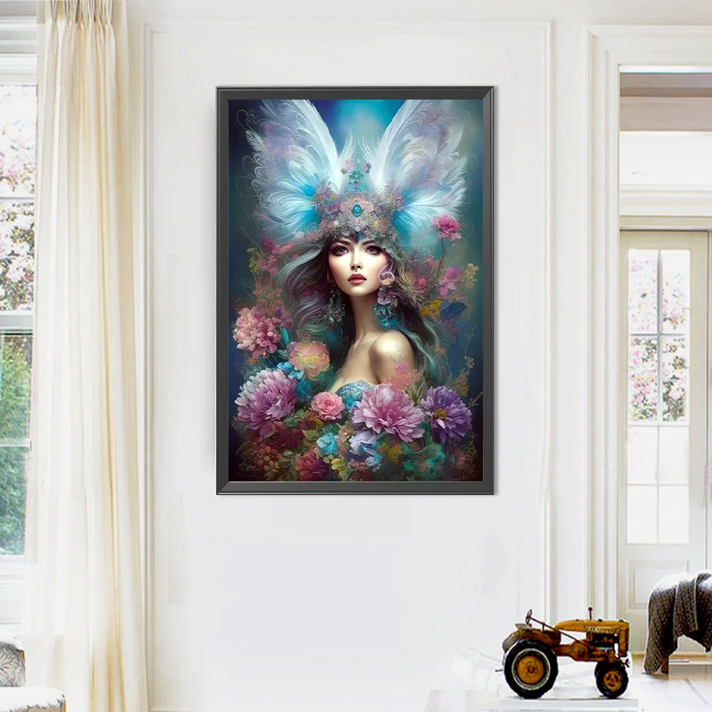 Partial AB Diamond Painting - Full Round Drill - Fairy(Canvas|45*65cm)