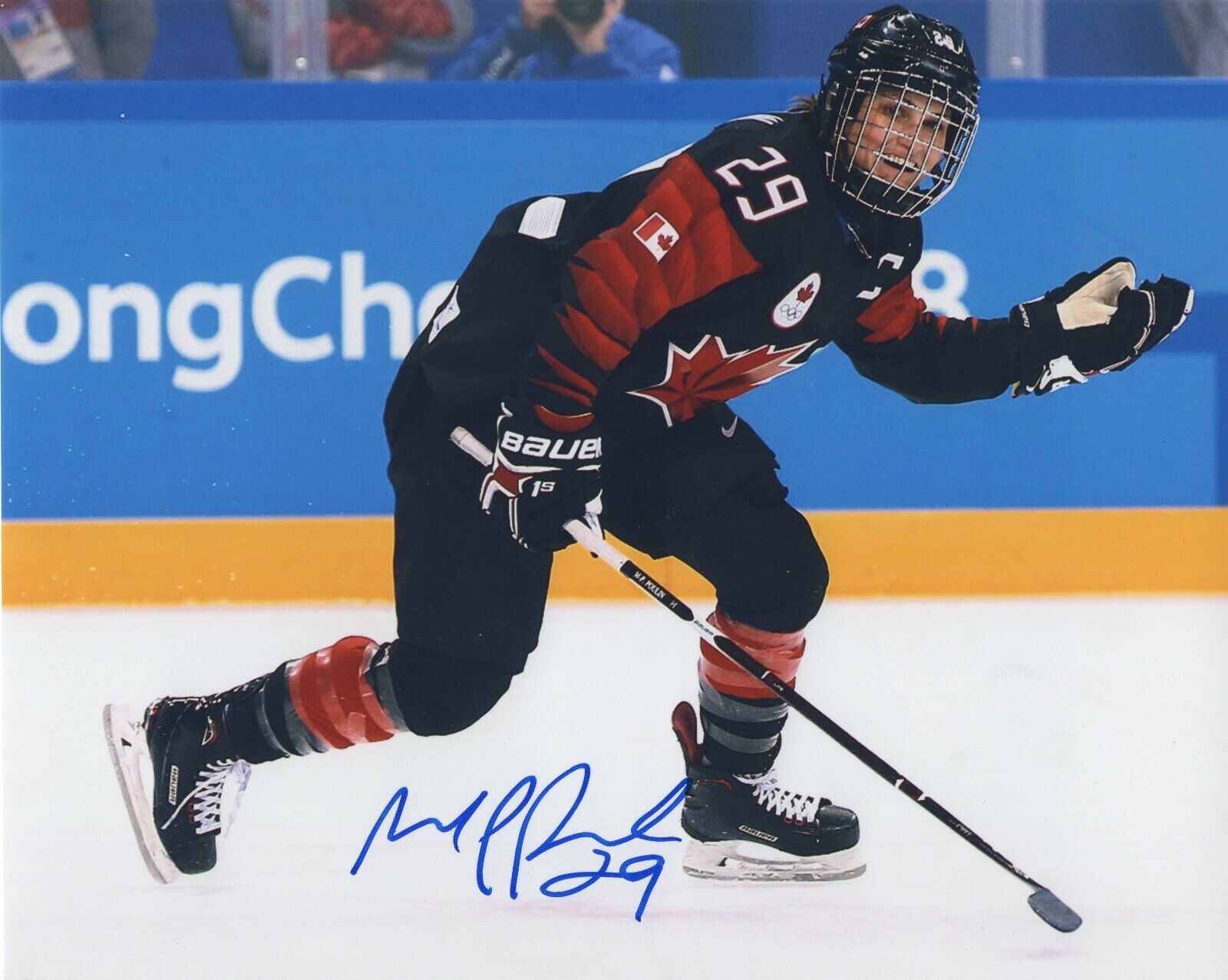 MARIE-PHILIP POULIN SIGNED AUTOGRAPH CANADA WOMENS HOCKEY 8X10 Photo Poster painting PROOF #3