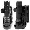 Flashlight Holster with Lever Side Lock System 360 Rotating Torch Holster