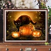 Halloween Black Cat - Paint By Numbers - 50*40CM