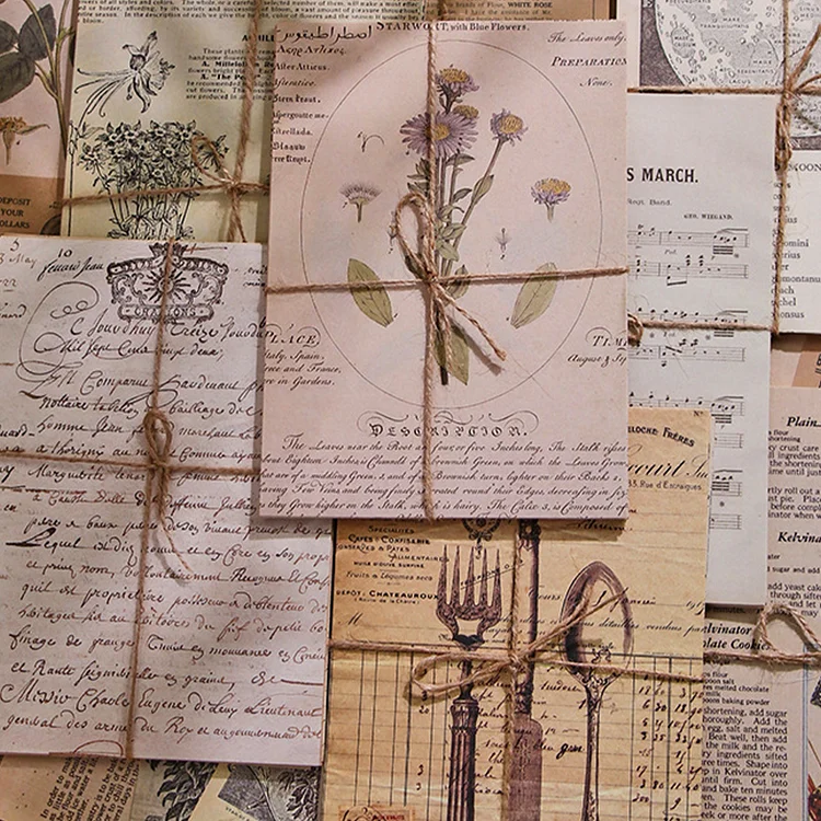 DIY Hand Account Faded Letter Base Material Paper gbfke