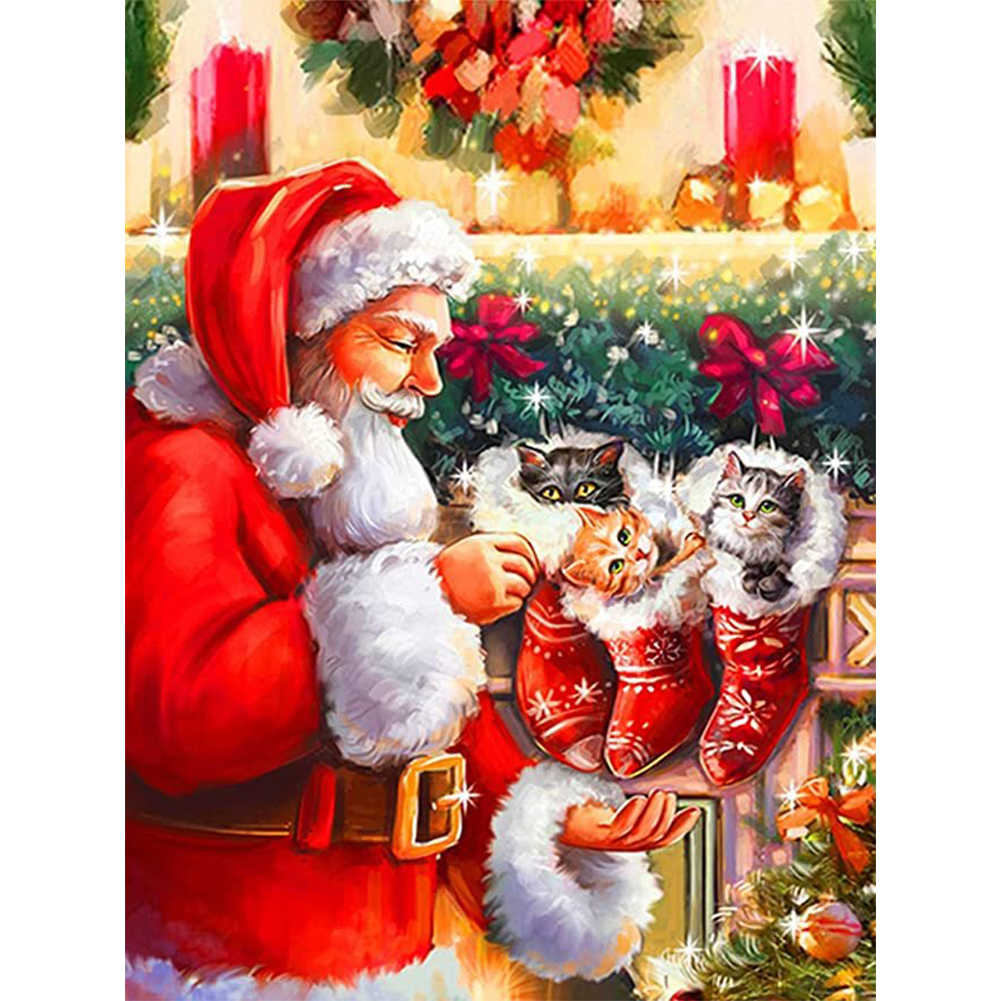 

Santa Claus - Round Drill Diamond Painting - 30*40CM, 501 Original