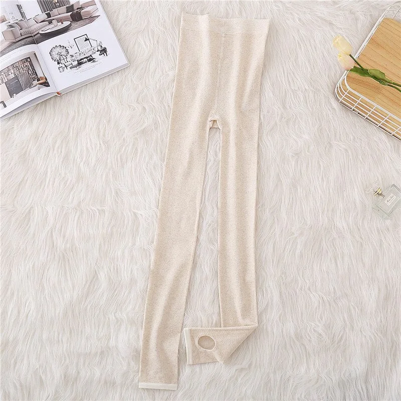 Women Winter Warm Leggings High Waist Woman Casual Faux Velvet Legging Thick Slim Fashion Skinny Stretch Fleece Thermal Pants