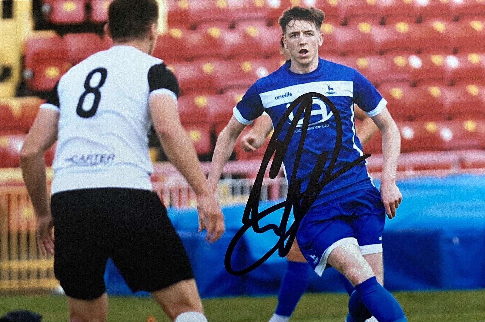 Tom Crawford Genuine Hand Signed Hartlepool United 6X4 Photo Poster painting 2