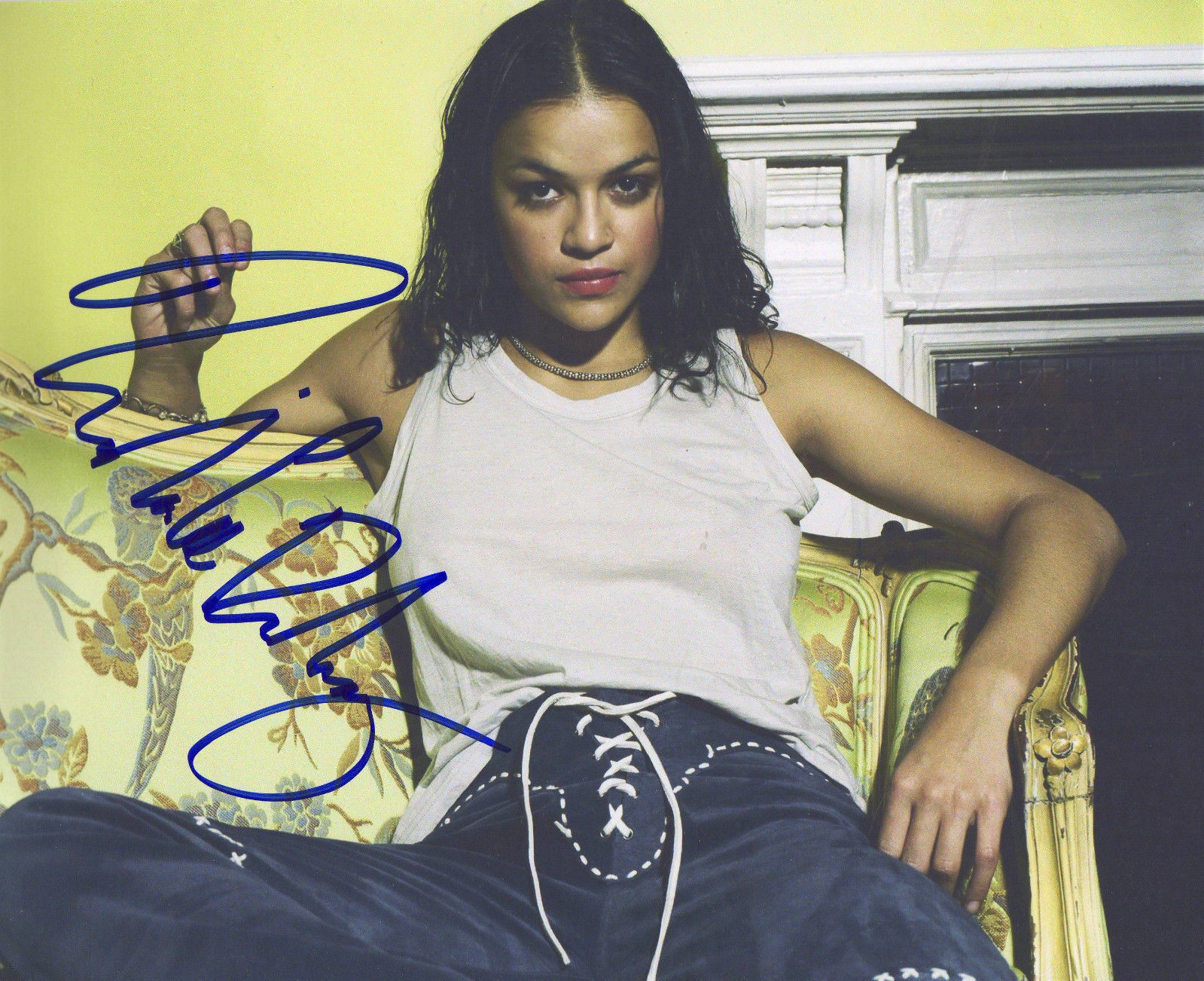 MICHELLE RODRIGUEZ AUTOGRAPH SIGNED PP Photo Poster painting POSTER