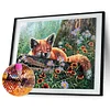 (5 Sizes) Sleepy Fox-Full Square Diamond Painting