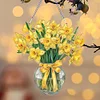 Diamond Painting Acrylic Daffodil Diamond Painting Dots Hanging Pendant