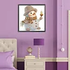Diamond Painting-DIY Crystal Rhinestone Snowman
