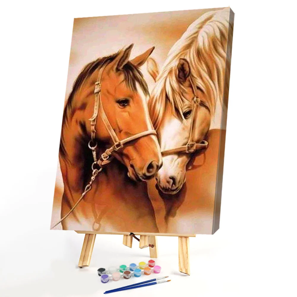 Loving Horses
 - Paint By Numbers(50*40CM)