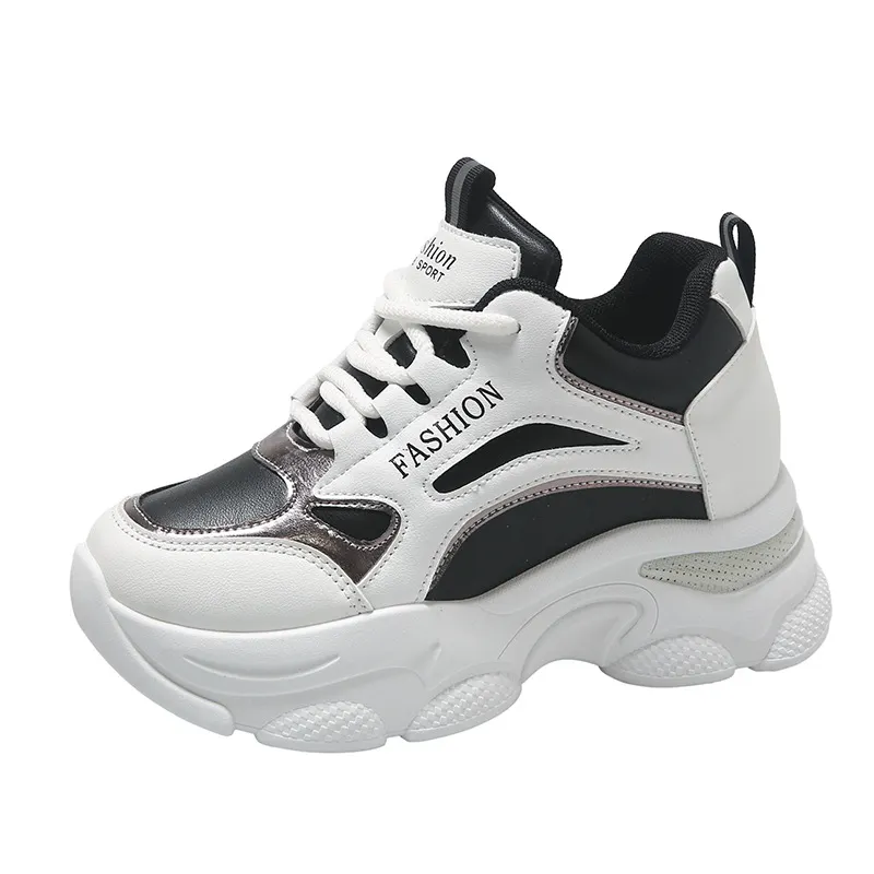Churchf Churchf Version Of The Thick Platform Small White Shoes 2024 Spring Fashion New Dad Shoes Female Ins Tide Increased Casual Sports Single Shoes Female