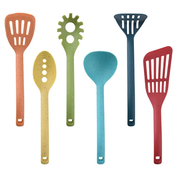 6-Piece Rainbow Nylon Cooking Utensil Set