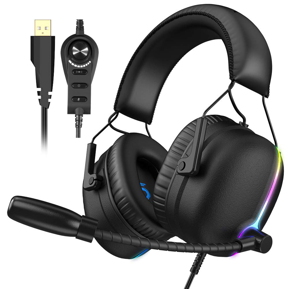

SUTAI V11 Gaming Headset RGB Backlight Over Ear Headphones with Microphone, Noise reduction, 501 Original