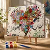 Framed Love Heart - Paint by Numbers Acrylic Painting 40x50cm(HOT)