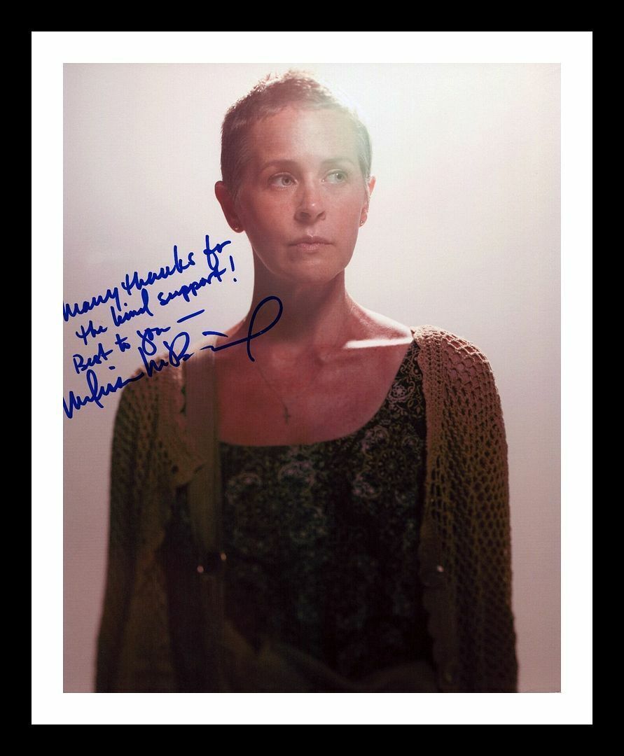 Melissa McBride - The Walking Dead Autographed Signed & Framed Photo Poster painting