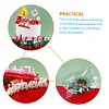 4 Pack Small Train Ornaments Christmas Train Ornaments Plastic Toys Kids Toys Train Mini Train Decorations Christmas Train Ornaments Car Models