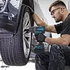 Cordless Impact Wrench Adjustable Torque Electric Impact Gun for Car Truck Mower