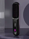 Cordless Hair Straightening Brush Straightener Rechargeable Hot Brush