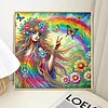(Box Packaging)Diamond Painting-DIY Crystal Rhinestone Peace Girl