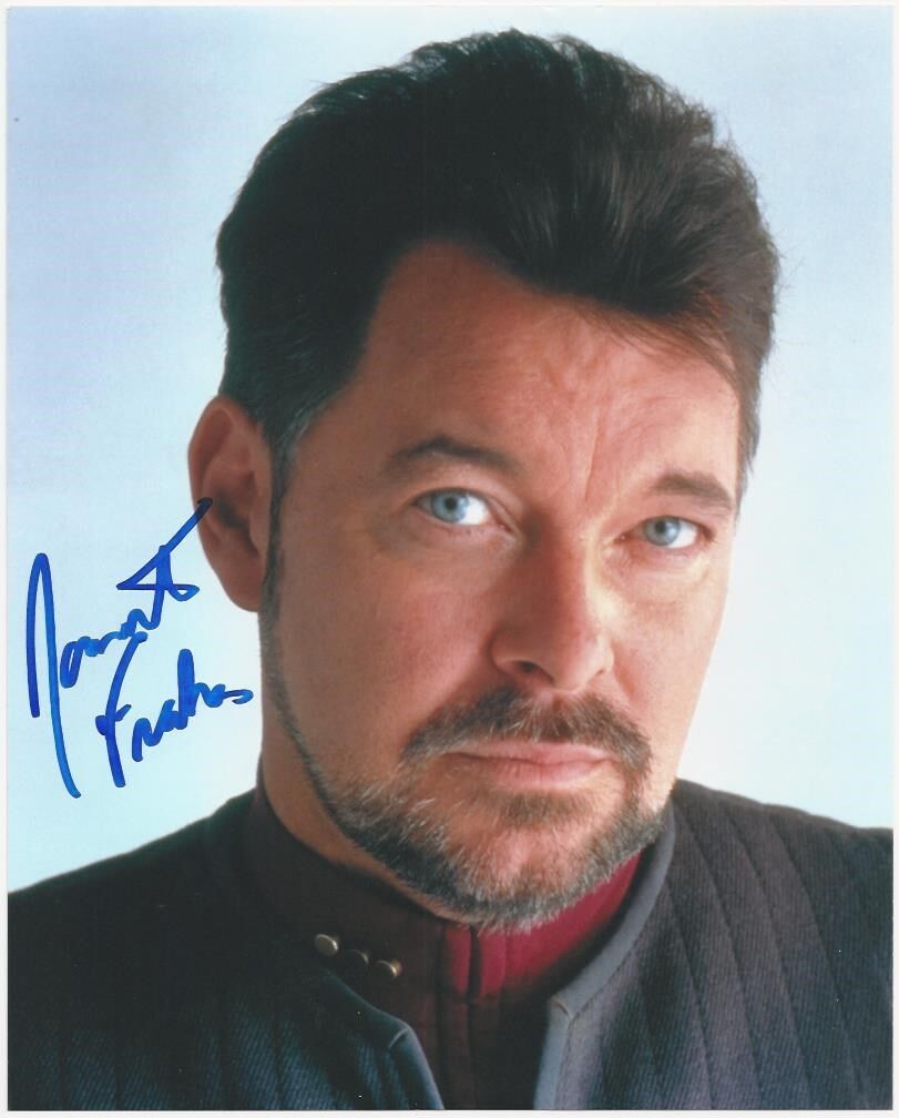 Jonathan Frakes - Star Trek First Contact signed Photo Poster painting