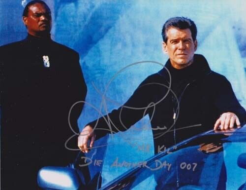 LAWRENCE MAKOARE 007 JAMES BOND AUTOGRAPH SIGNED AS MR. KIL IN DIE ANOTHER DAY